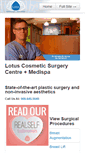 Mobile Screenshot of lotuscosmeticsurgery.com